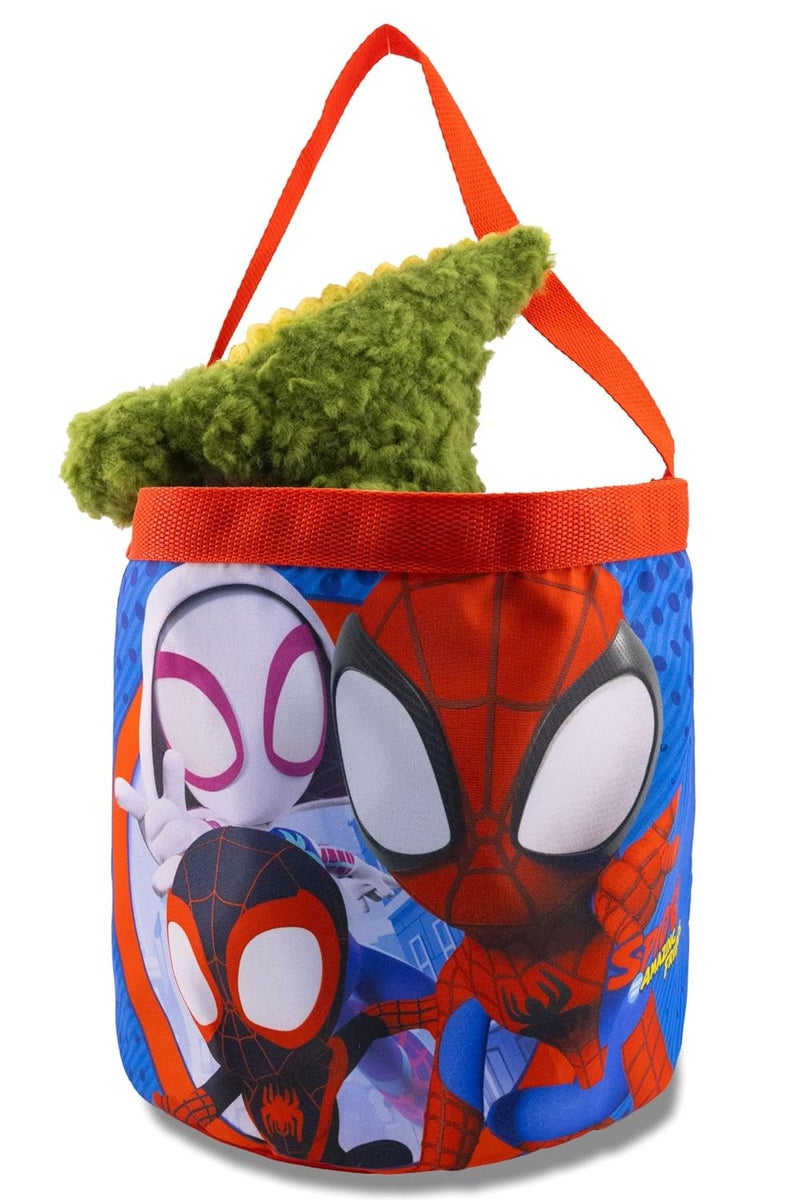 Fast Forward Marvel Spidey and His Amazing Friends Tote Bag for Kids | Collapsible Halloween Trick or Treat Bag, Candy Tote, and Reusable Easter Basket | Ages 3+ - Image 3